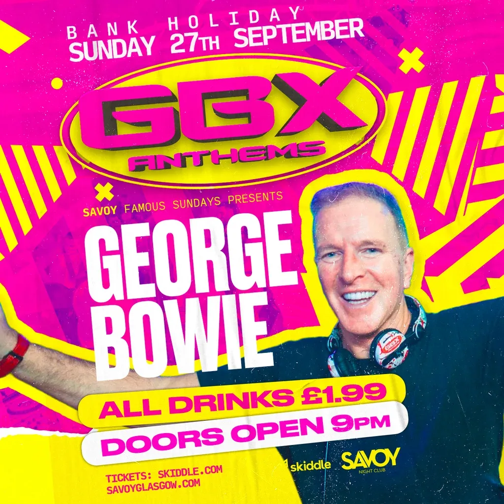 Flyer for GBX September Sunday