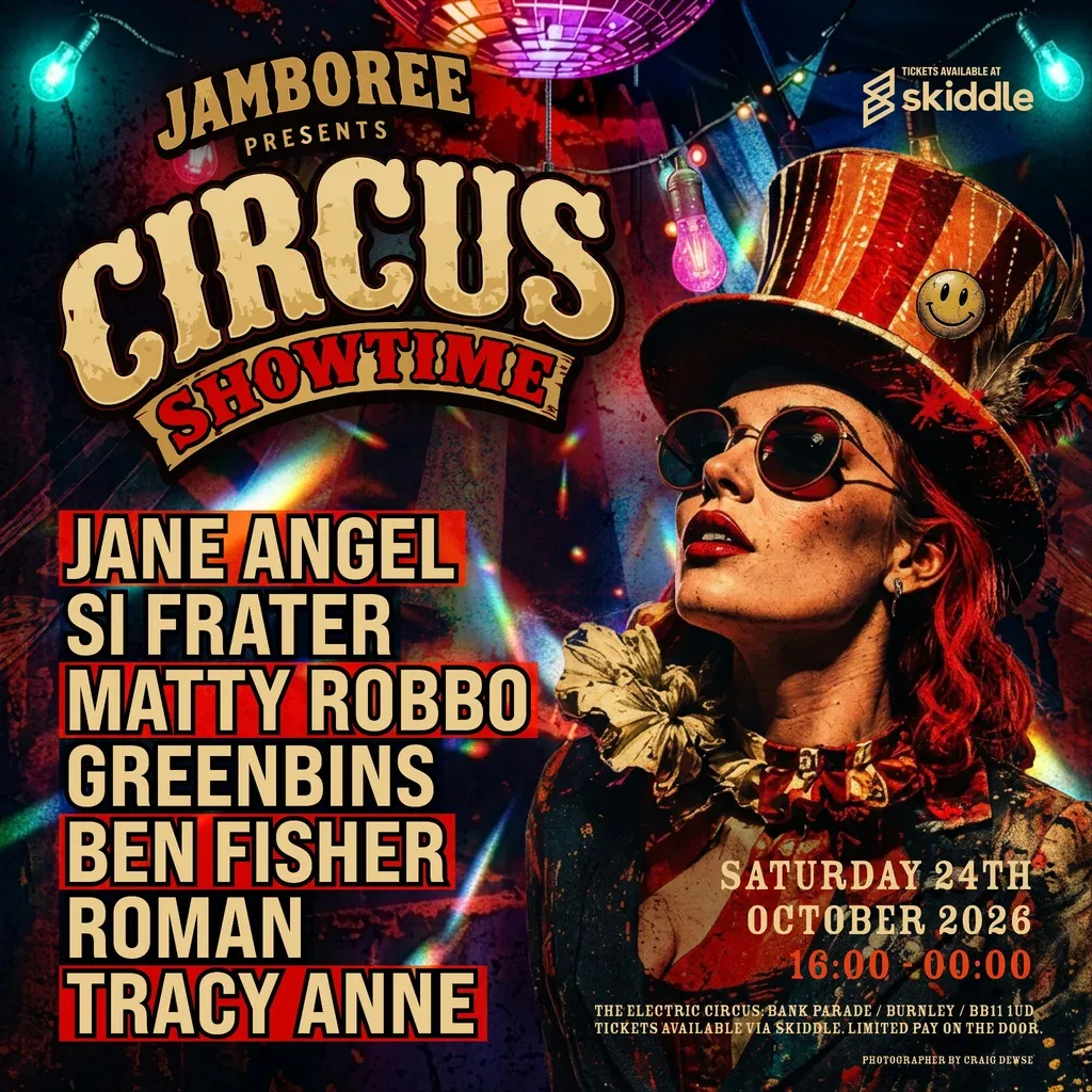 Flyer for Jamboree Presents: Circus Showtime