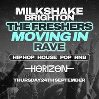 Flyer for Milkshake - The Freshers Moving In Rave