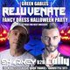 Flyer for Rejuvenate fancy dress Halloween party