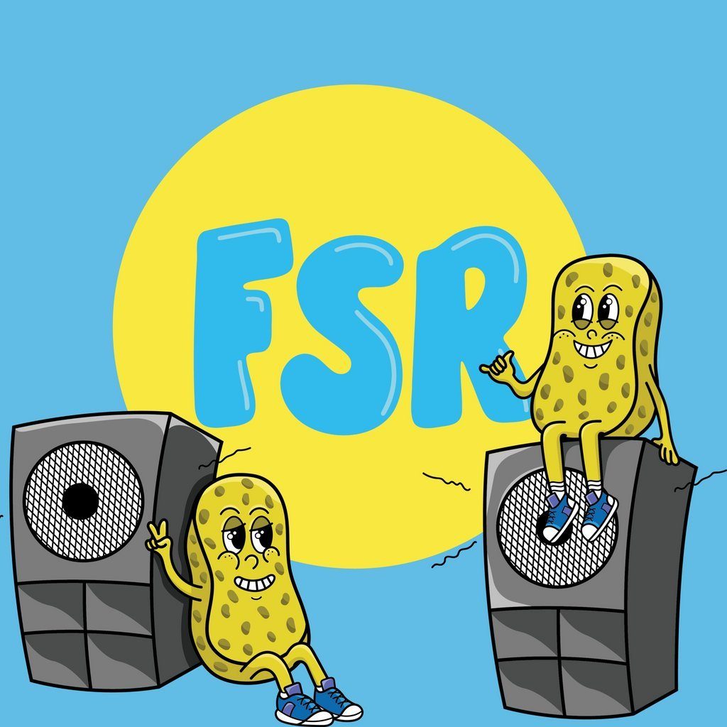 Flyer for Fun Sponge Records 4th Birthday Bash