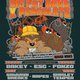 Flyer for Big Fat Beaverworks Rave with Bakey, Samurai Breaks, Napes, Esc,
