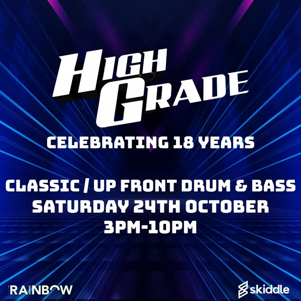 Flyer for HIGH GRADE - 18th Birthday