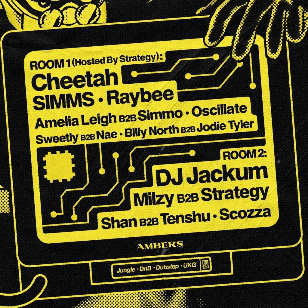 Flyer for Cheetah, SIMMS, Strategy, Jackum + MORE [Brainiac+Psyked+F4B]