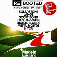 Flyer for Rebooted - Made in England - Inside - Outside - Day -Night