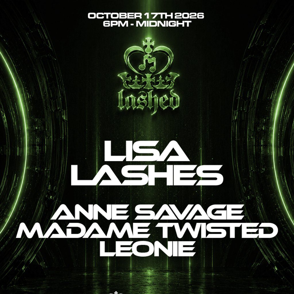 Flyer for Lashed Cardiff