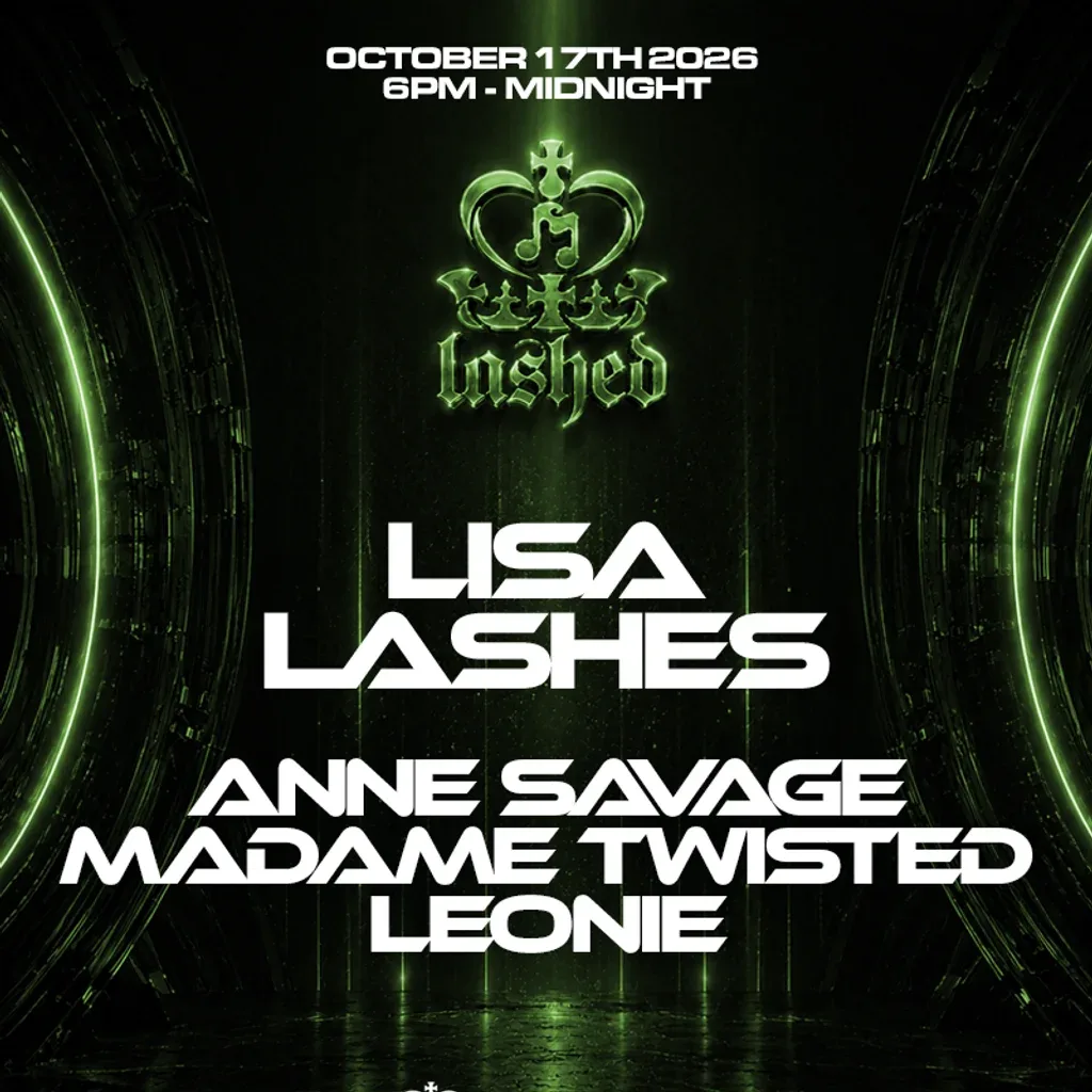 Flyer for Lashed Cardiff