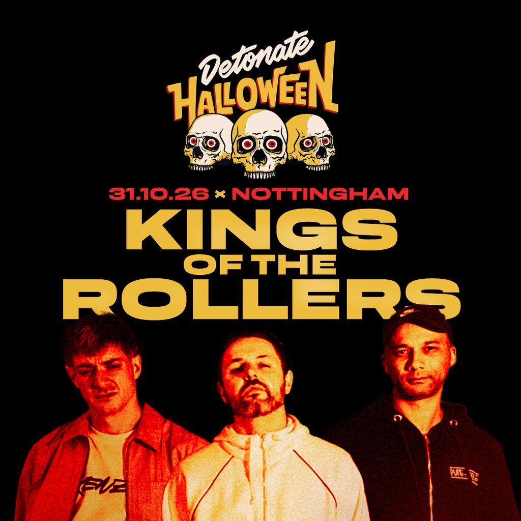 Flyer for Detonate Halloween: KINGS OF THE ROLLERS + More!