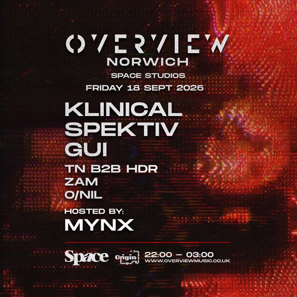 Flyer for Overview Norwich - Space Studios : 18/09/26