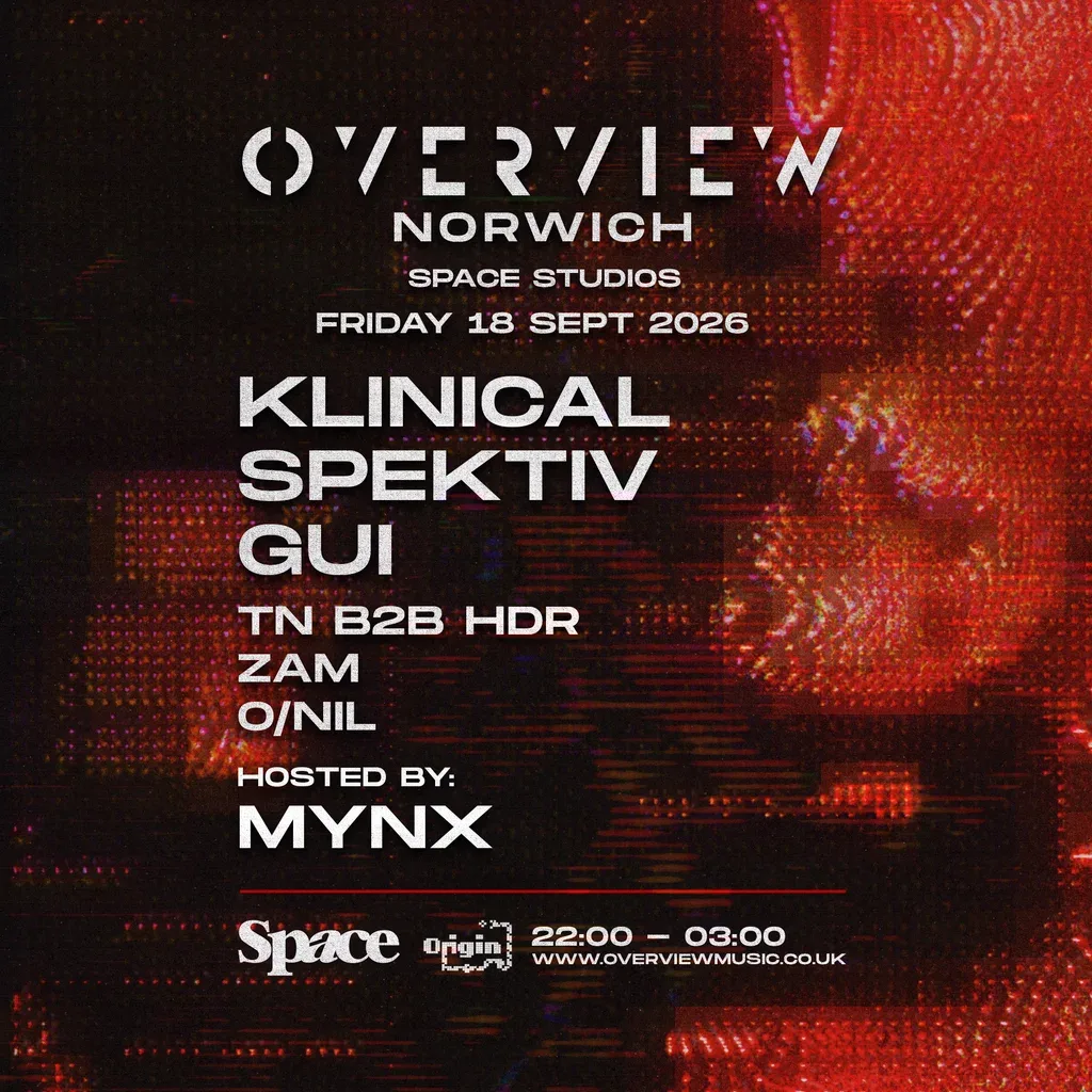 Flyer for Overview Norwich - Space Studios : 18/09/26