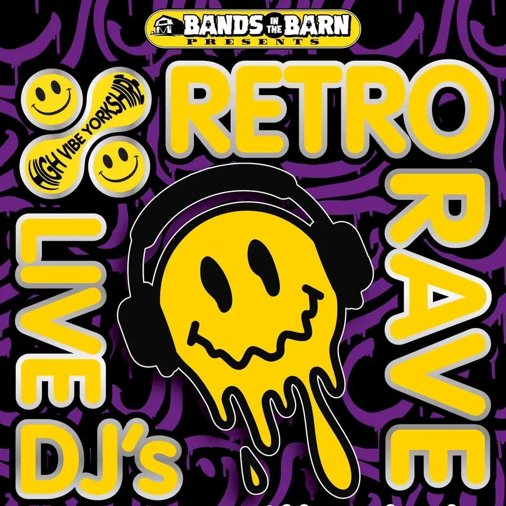 Flyer for Retro Rave Reunion Yorkshire