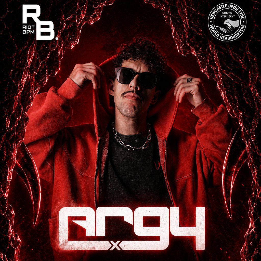 Flyer for Riot.Bpm presents Argy