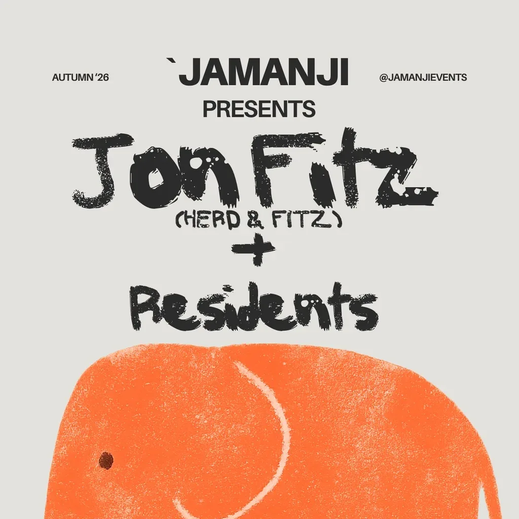 Flyer for Jamanji presents Jon Fitz @ Hideout
