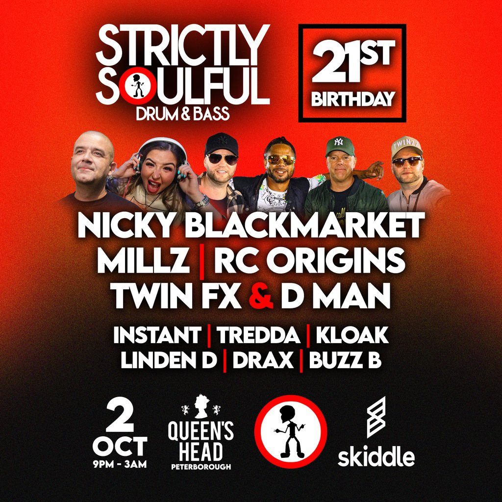 Flyer for Striclty Soulful : Nicky Blackmarket / Millz / RC Origins