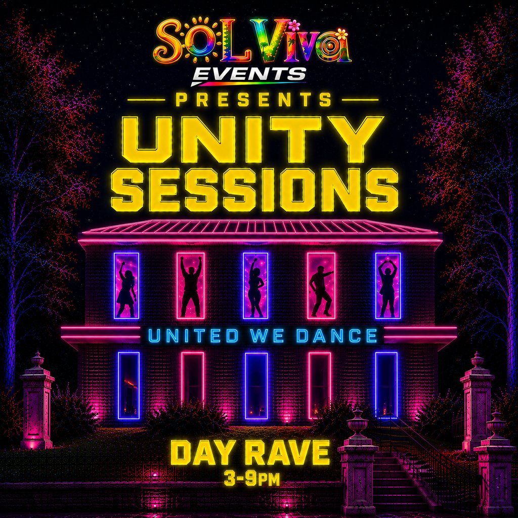 Flyer for Sol Viva presents Unity Sessions - United we Dance