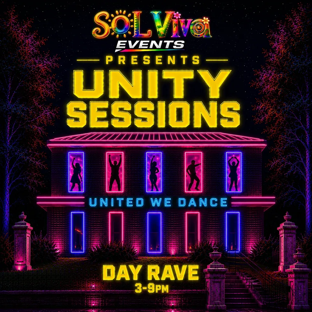 Flyer for Sol Viva presents Unity Sessions - United we Dance