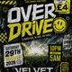 Flyer for OvEr Drive D&B 29.08.26