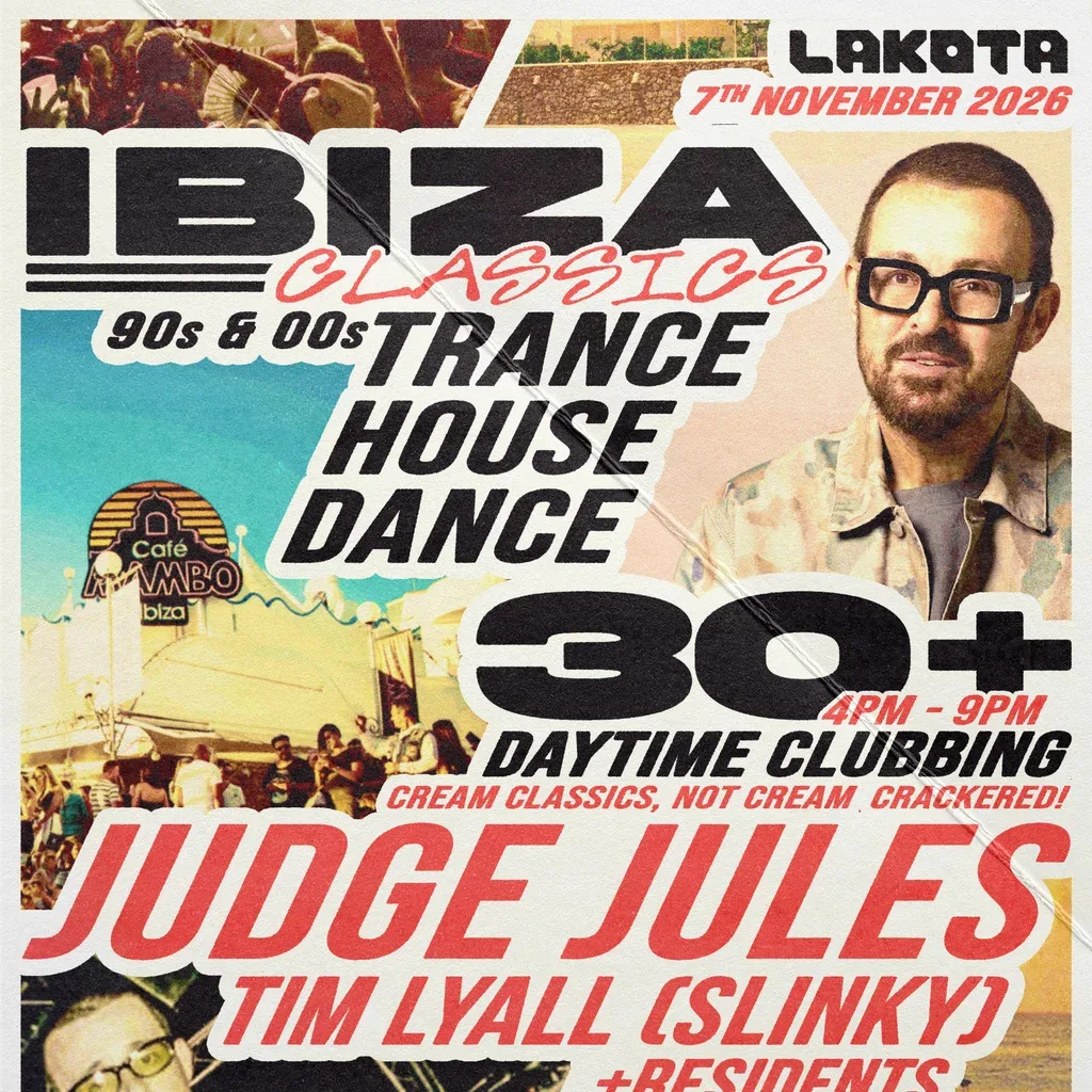 Flyer for Ibiza Classics: Judge Jules