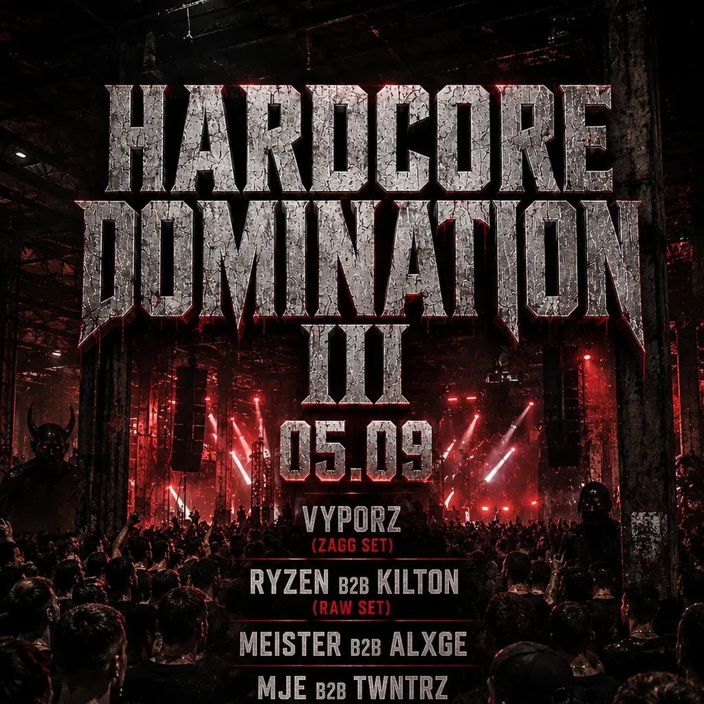 Flyer for AHpromotions presents: Hardcore domination III
