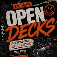 Flyer for Open Decks