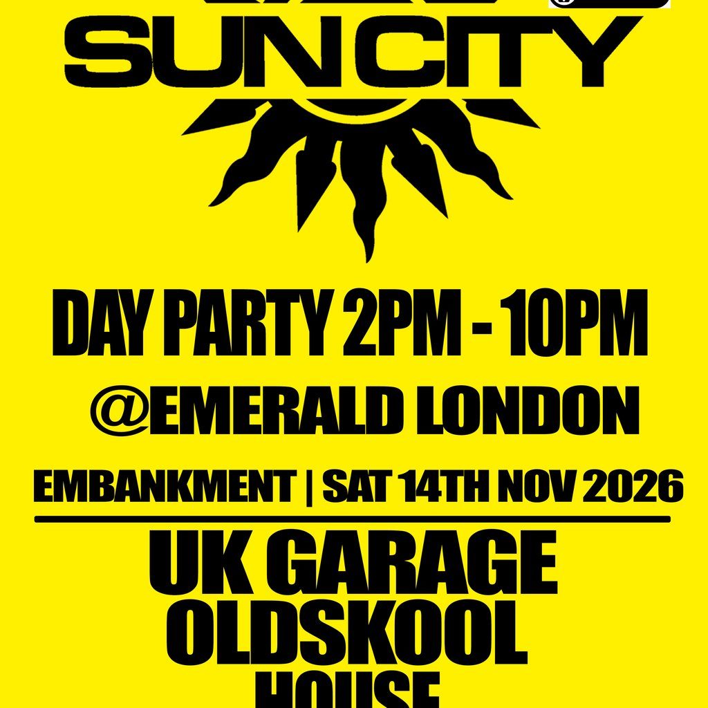 Flyer for Sun City Day Party | Westend | Sexy & Stylish