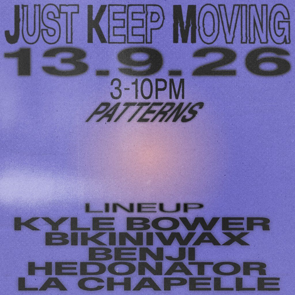 Flyer for Just Keep Moving