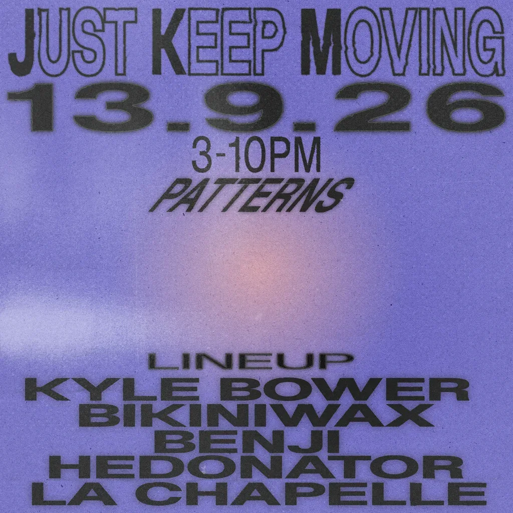 Flyer for Just Keep Moving