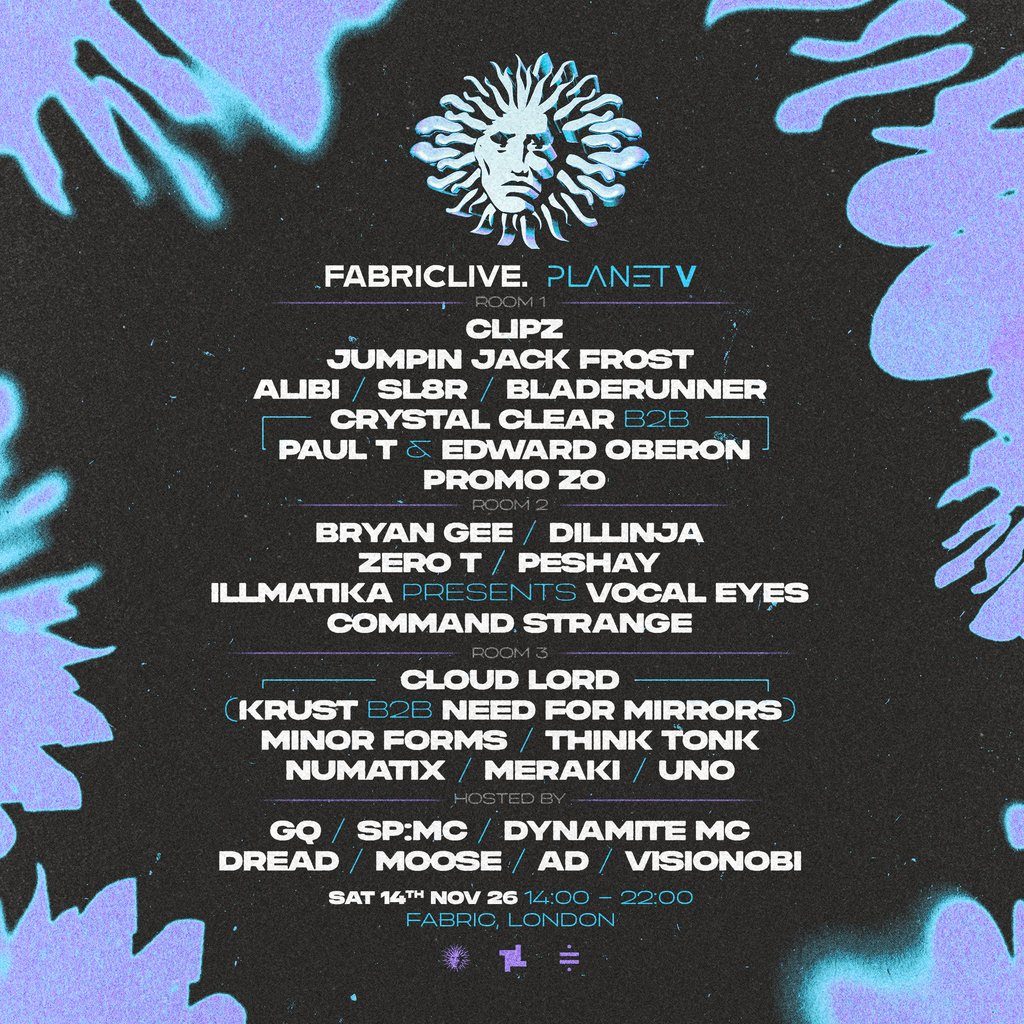 Flyer for Planet V | FABRICLIVE
