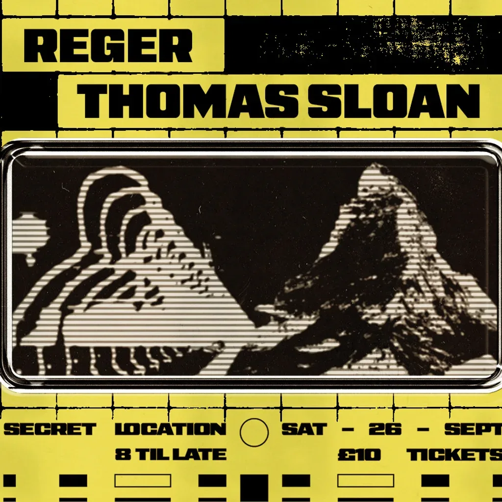 Flyer for Your Local Presents: Reger & Thomas Sloan