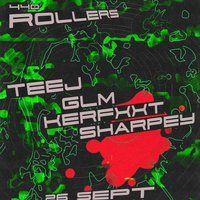 Flyer for Rollers | Teej & GLM | WAREHOUSE RAVE