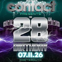 Flyer for CONTACT presents THE 28th BIRTHDAY