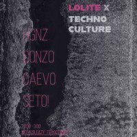Flyer for LOLITE x TECHNO CULTURE