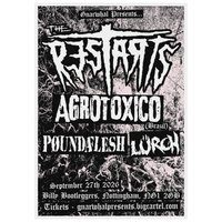 Flyer for The Restarts, Agrotoxico + Pound Of Flesh - Live @ Billy's