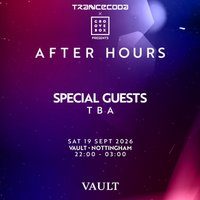 Flyer for Trancecoda x Groovebox After Hours