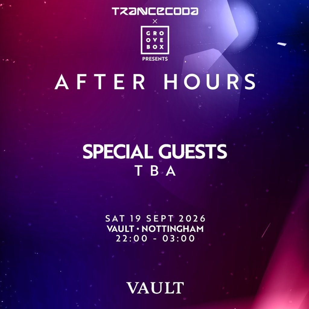 Flyer for Trancecoda x Groovebox After Hours