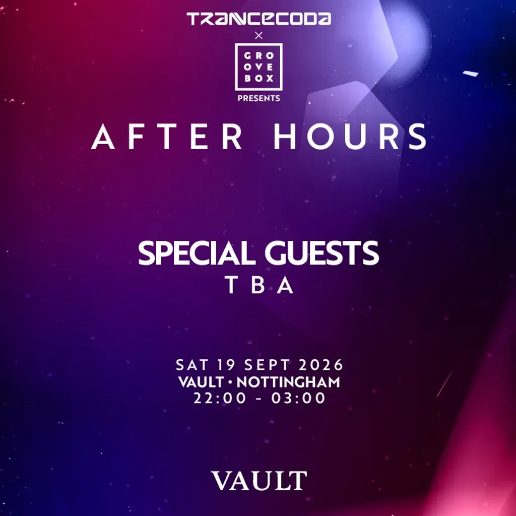 Flyer for Trancecoda x Groovebox After Hours