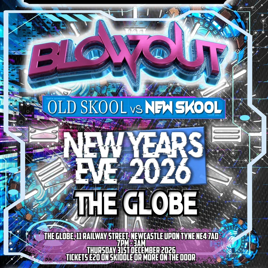 Flyer for Blowout - New Years Eve Rave