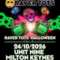 Flyer for Raver Tots Halloween Party Milton Keynes - Early Slot
