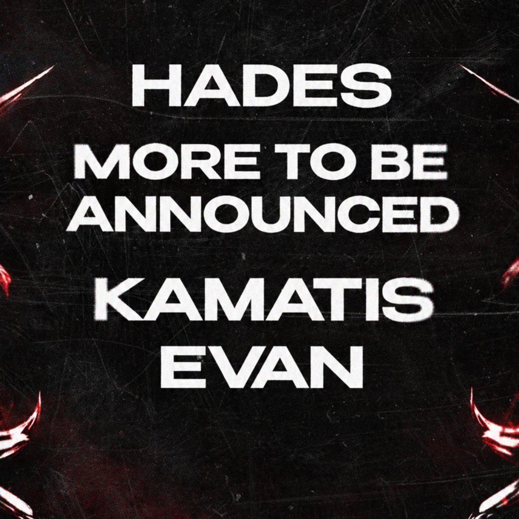 Flyer for THE BACKROOMS presents: HADES +MORE