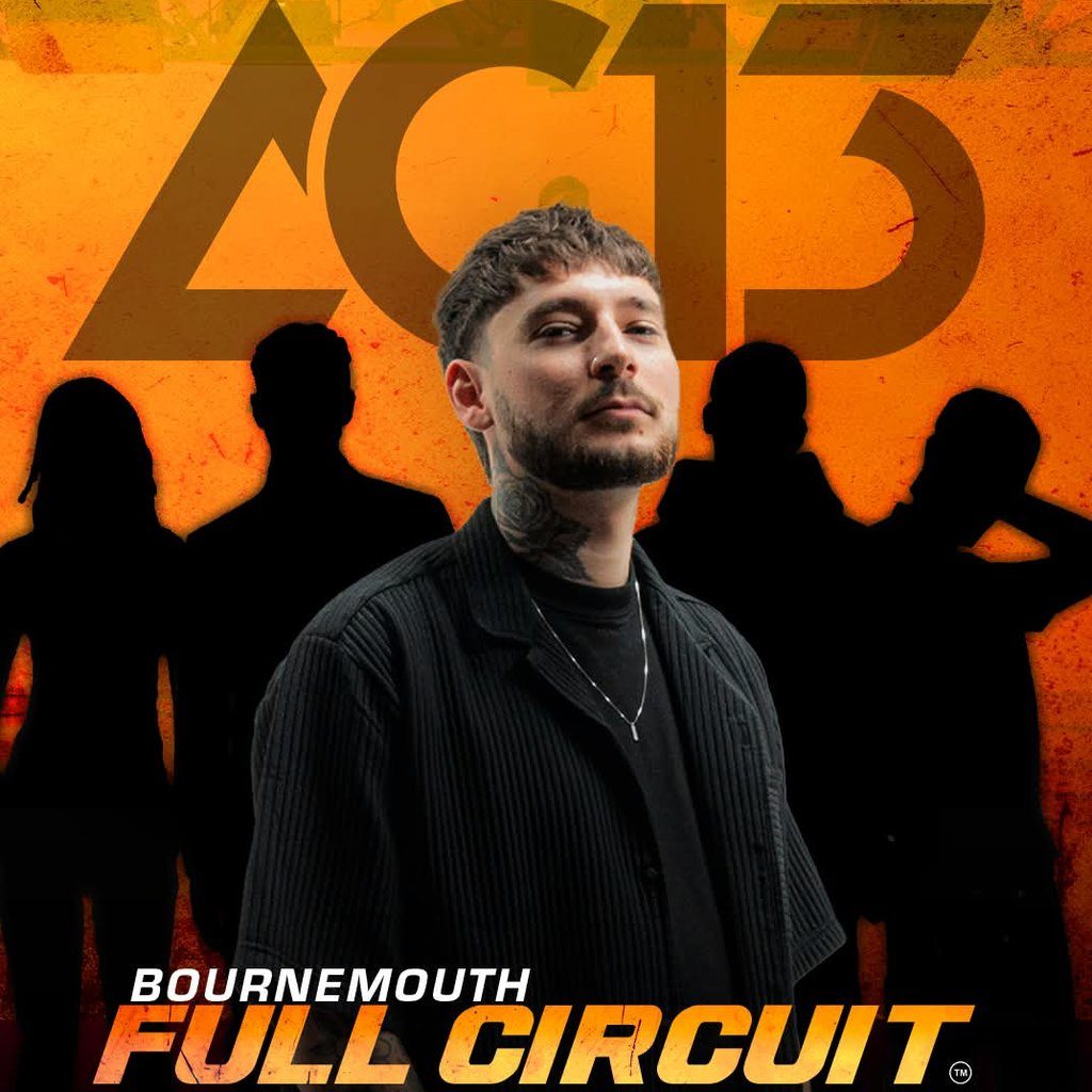 Flyer for AC13  PRESENTS: Full Circuit Bournemouth