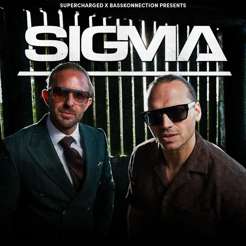 Flyer for Supercharged & Basskonnection present: Sigma