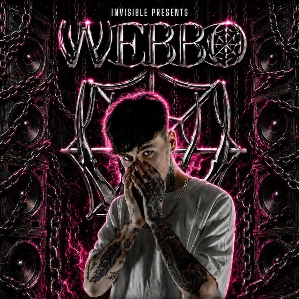 Flyer for Invisible Presents Webbo
