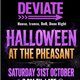 Flyer for Deviate Presents Halloween