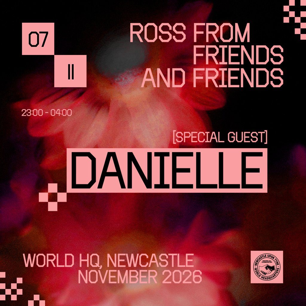 Flyer for Ross From Friends And Friends at World HQ