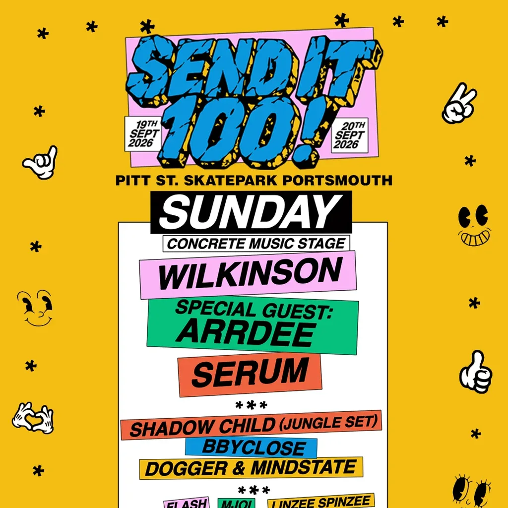 Flyer for Portsmouth's biggest ever DnB Rave