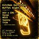 Flyer for Kitchen Gaff Presents: Buffet Night (Swanny, Harge + More)