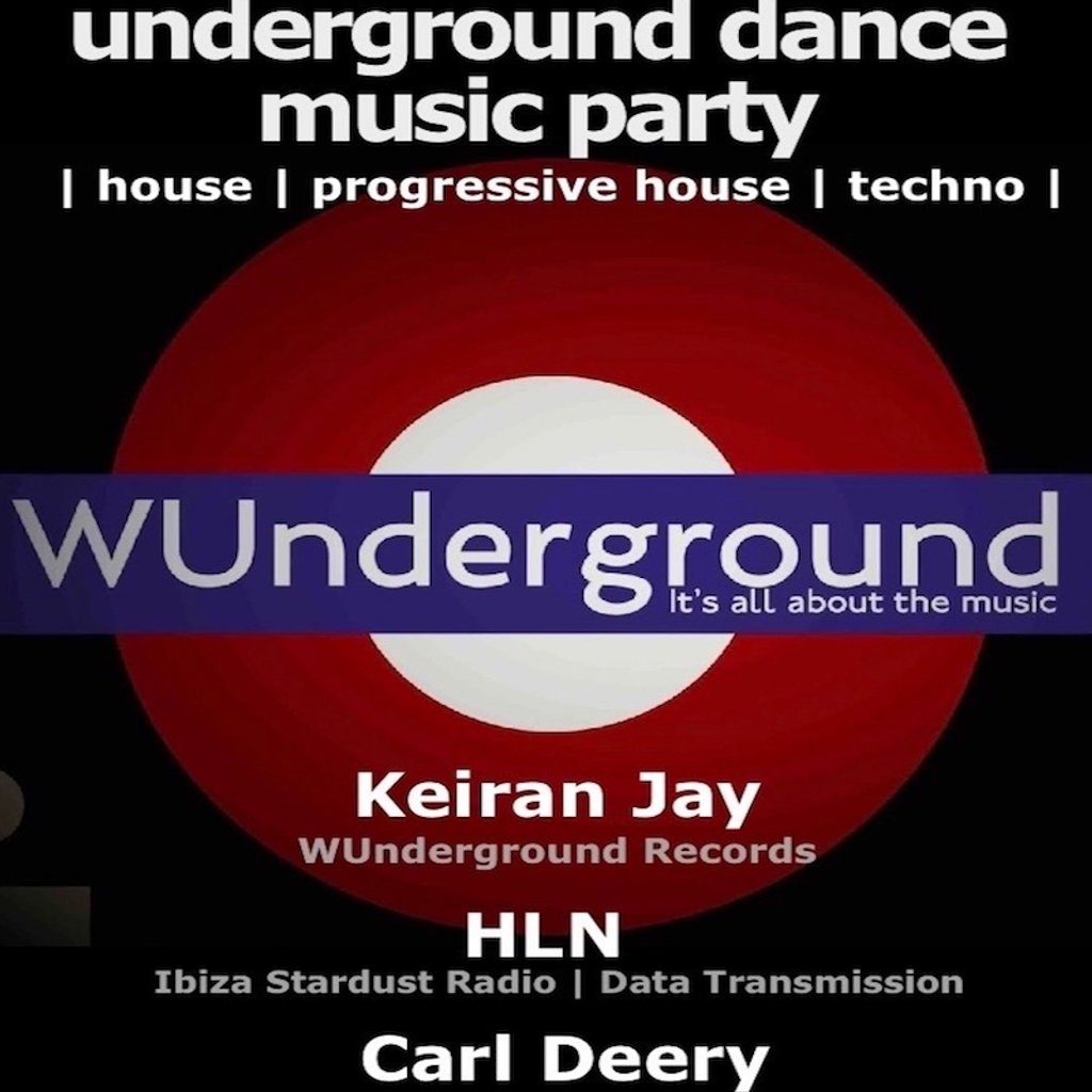 Flyer for WUnderground | underground dance music party