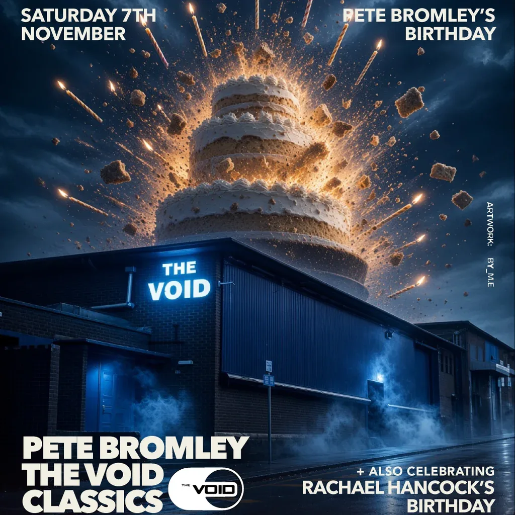 Flyer for Void Classics All Night Long - Birthday Special!