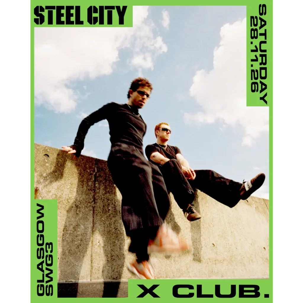 Flyer for SCDD - Scotland | X-CLUB., Tommy Holohan, Clouds + more