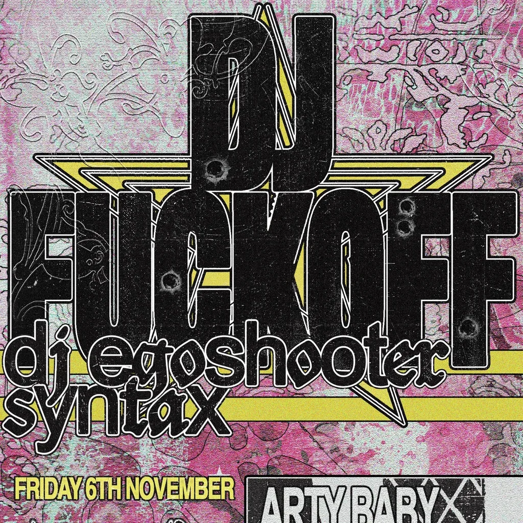 Flyer for Queers For Beers x FORGE = DJ Fuckoff, dj egoshooter, SYNTAX